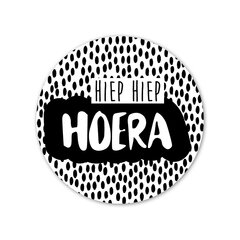 Verjaardag hiep hiep hoera sticker