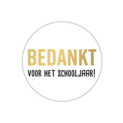 Juf meester school stickers