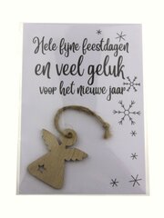 Houten labels en hangers