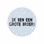 Stickers ik ben een grote broer! 10 stuks