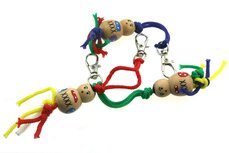 Gelukspoppetjes sleutelhanger chinese gelukspop 3 cm