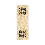 Sluitsticker stippen goud wit hartjes veel liefs