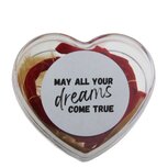 Geluksdoosje hartvormig may all your dreams come true dromenvanger