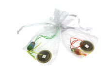 Gelukszakje matroesjka gelukspoppetje en chinese geluksmunt