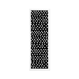Sluitsticker stippen zwart wit