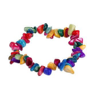 Armband split edelstenen mix