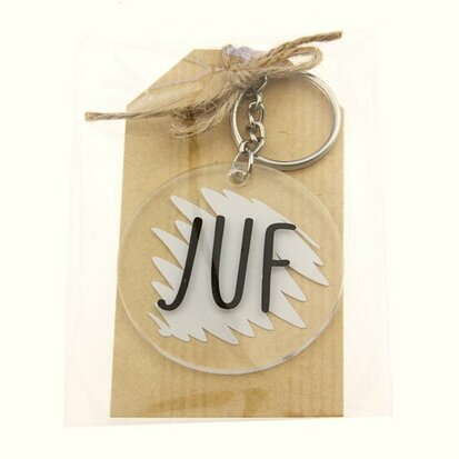 Sleutelhanger juf