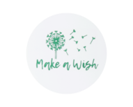 Ronde stickers make a wish 10 stuks Ronde stickers make a wish 10 stuks