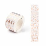 Langwerpige stickers wit met metallic bedrukking merry christmas en kerstboompjes 10 stuks Langwerpige stickers wit met metallic bedrukking merry christmas en kerstboompjes 10 stuks
